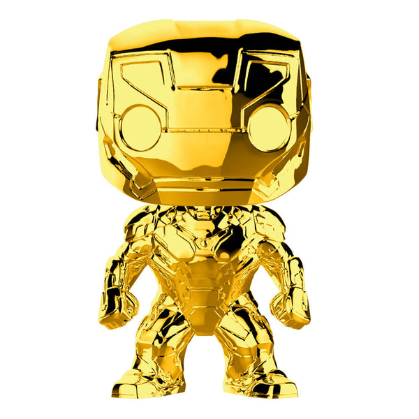 Gold chrome iron man funko pop online